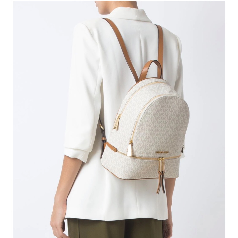 Michael Kors Rhea Medium Backpack - Picture 4 of 14